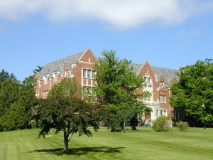 Family Studies Building, front lawn