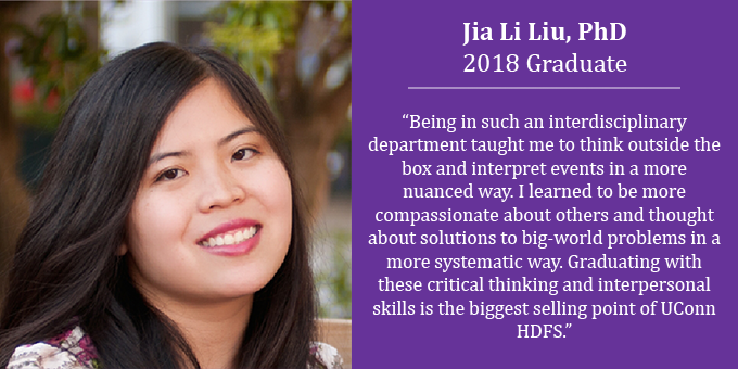 Jia Li Liu, 2018 Graduate