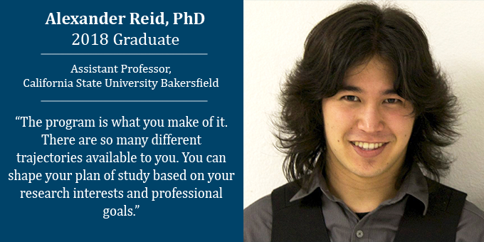 Alexander Reid, PhD- 2018 Graduate Alexander Reid, PhD- 2018 Graduate